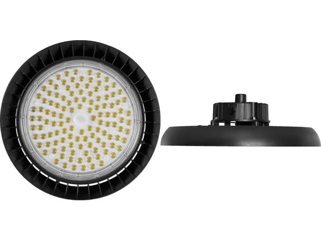 Du02 driver UFO high bay lights with 7070 LEDs in three wattages