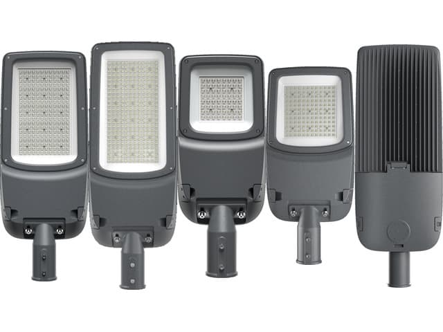 Jupiter Made-Well RSN12 grid-connected LED street light fixtures