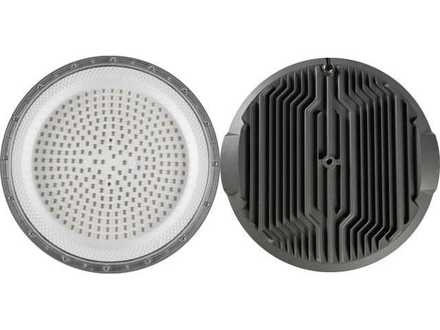 Su01 flat-disc DOB UFO high bay lights in four wattages