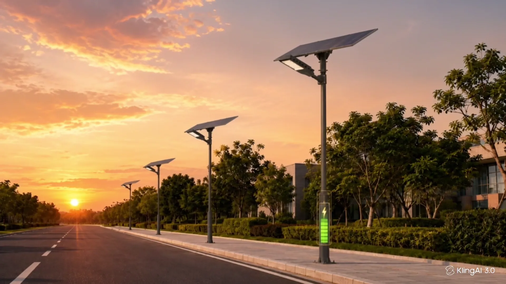 Municipal flood lighting across a large outdoor infrastructure site